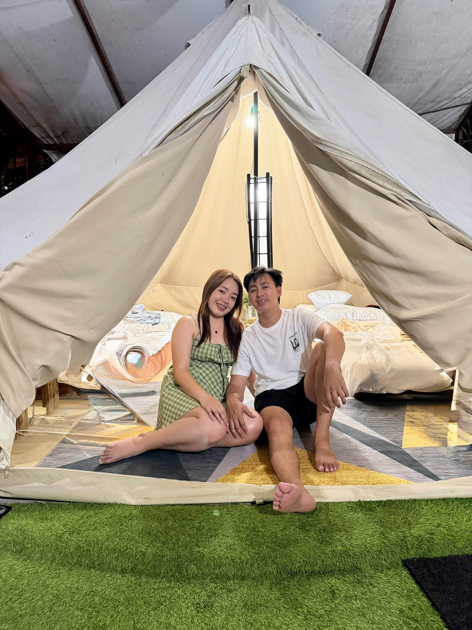 Glamping amenities at Seoul Stay